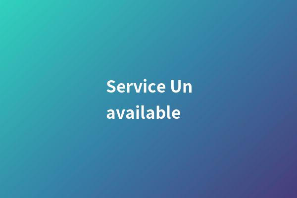 Service Unavailable